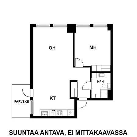 Spacious 1br At Downtown With Balcony * Tampere